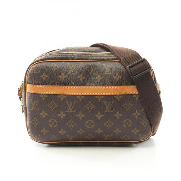 LOUIS VUITTON Brown Monogram Leather Shoulder Bag - Picture 1 of 10